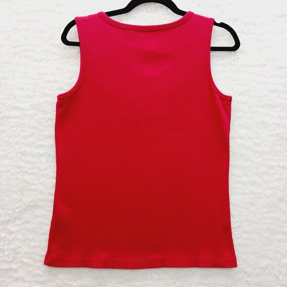 Blouse Size P Christmas Red Overlay Whimsycore Going-Out Top Maximalist Resort - Picture 3 of 10